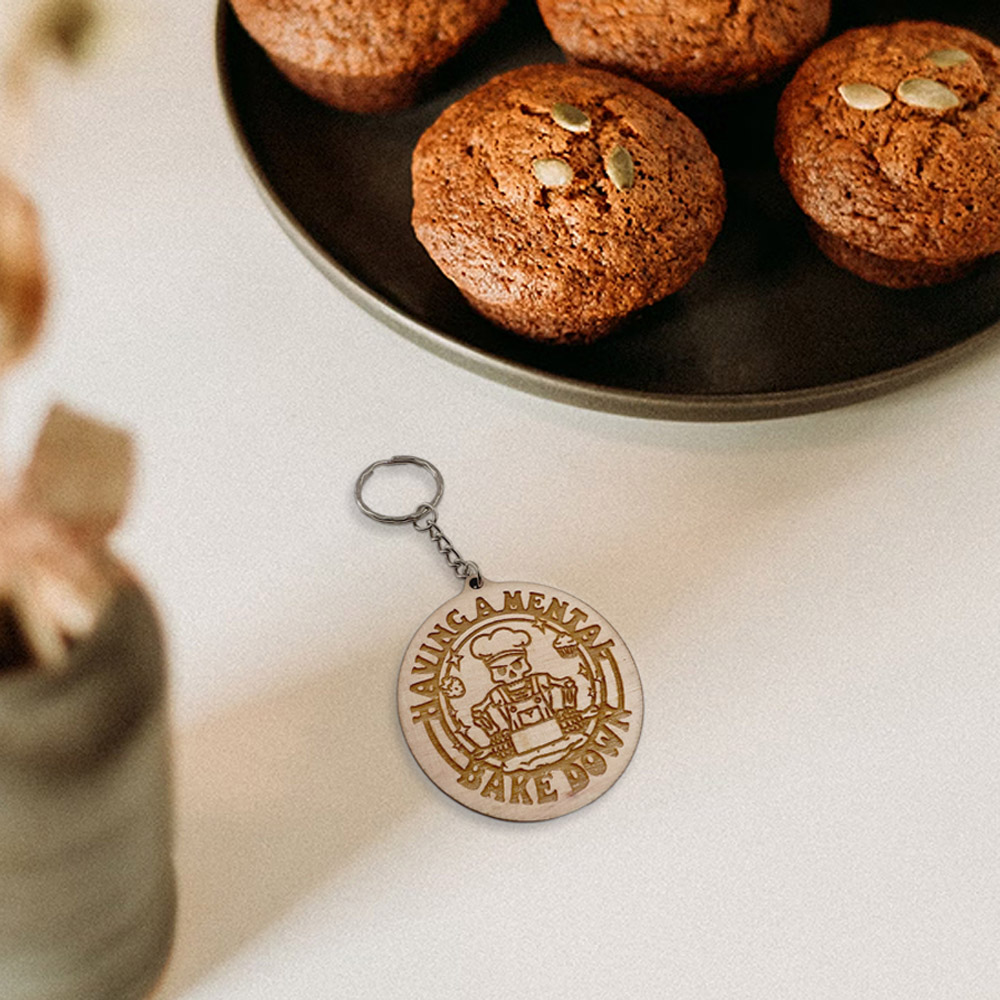 Keyring - Having a Mental Bakedown Skeleton